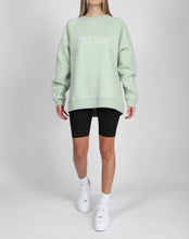 "MOTHER" NYBF Crew in Sage Green by Brunette The Label