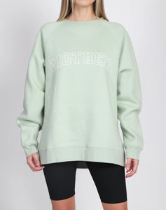 "MOTHER" NYBF Crew in Sage Green by Brunette The Label