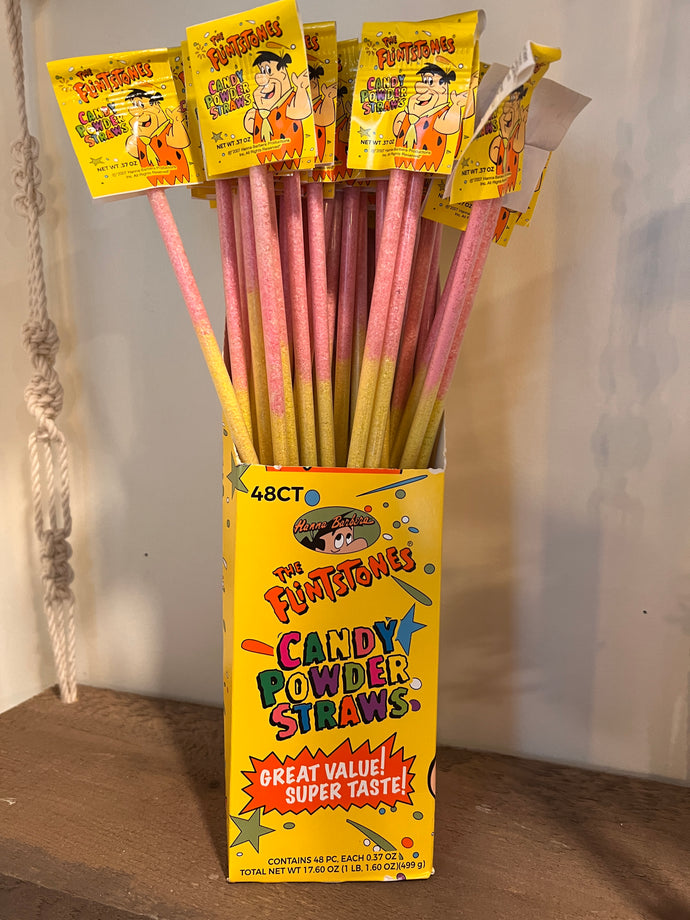 Flintones Candy Powder Straws