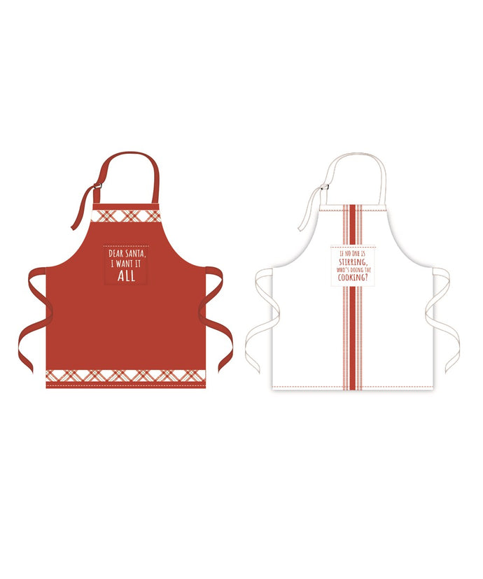 Holiday Adult Aprons