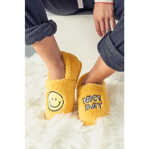 Smiley Nice Day Slippers