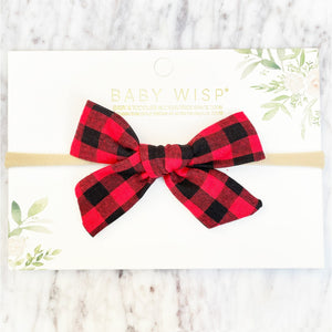 Baby Buffalo Plaid Bow - NOW 25% OFF!!