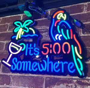It's 5 O’Clock Somewhere Neon Sign