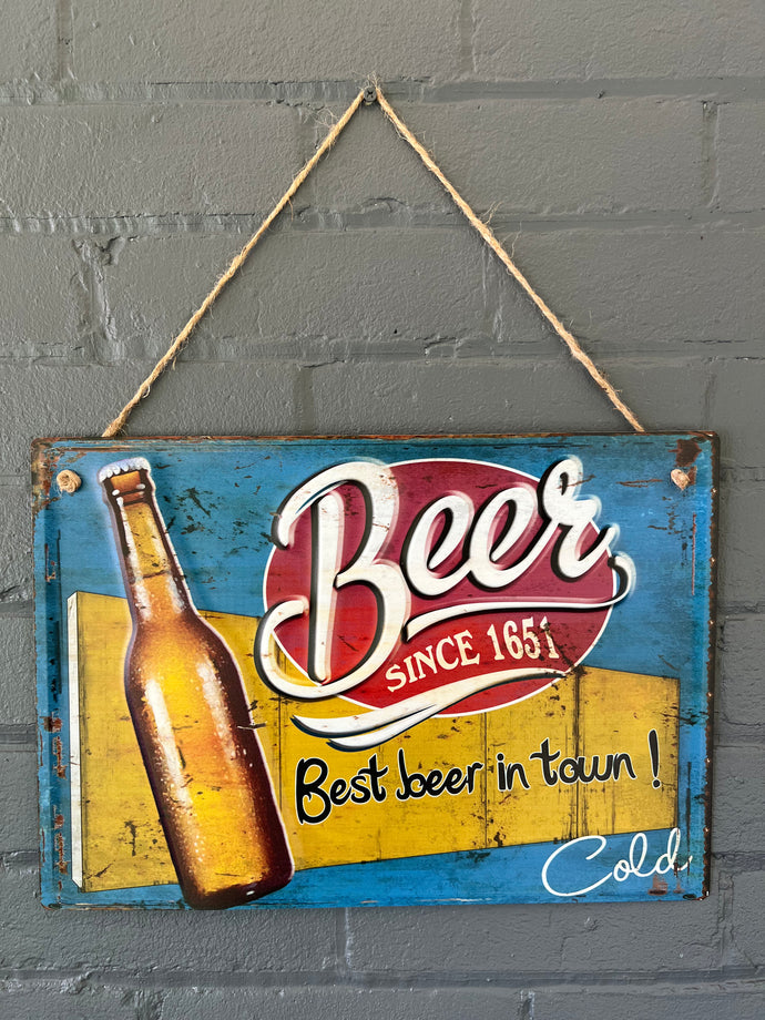 Best Beer Wall Plaque