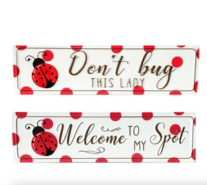 Lady Bug Wall/Shed Sign's