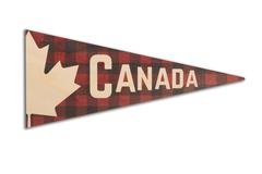 Wood Pennant Flags-Concession Road Mercantile