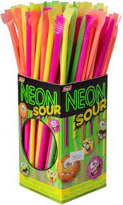 Neon Sour Straws