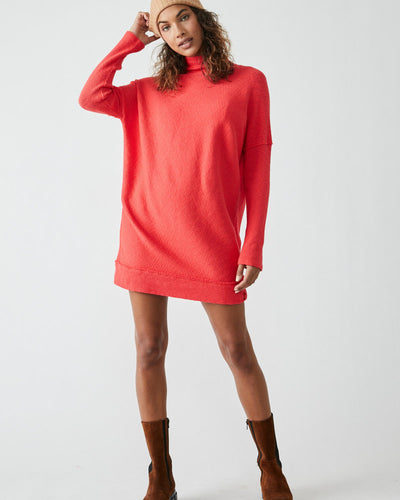 Free People Red Casey Tunic