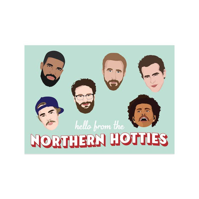 Northern Hotties Postcard